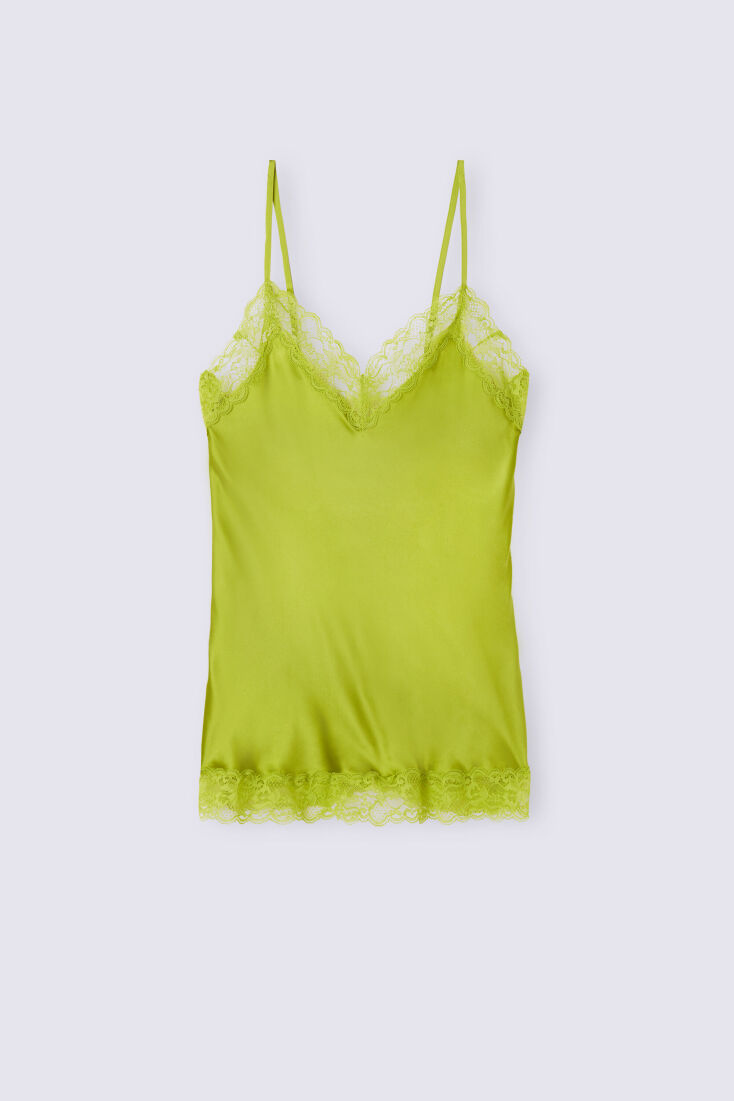 INTIMISSIMI Τοπ από μετάξι και δαντέλα €49,90