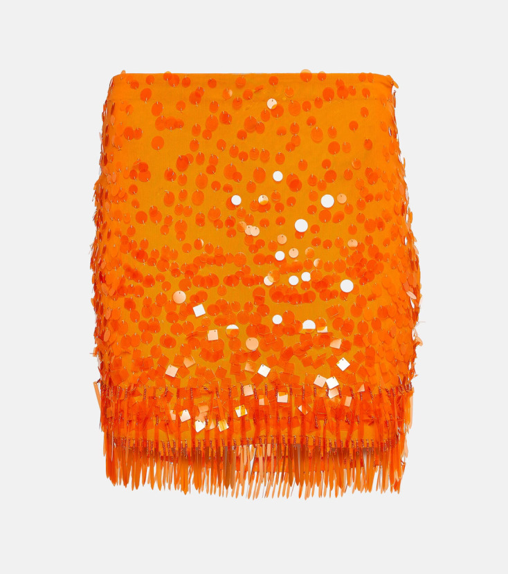 MY THERESA Μίνι φούστα με παγιέτες Staud €219