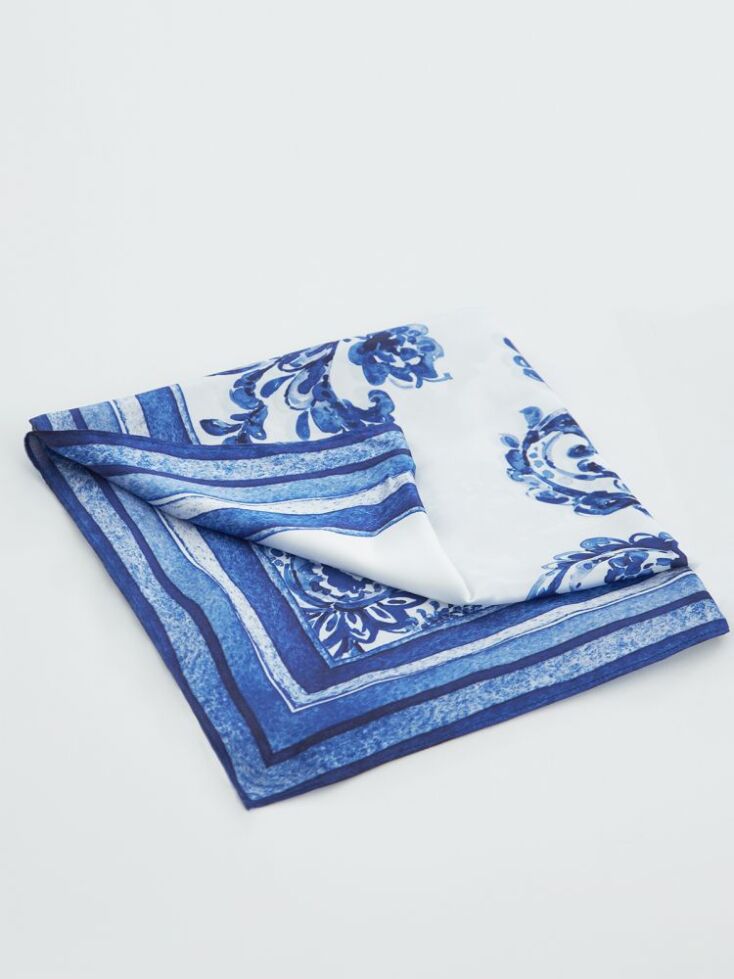 MAT FASHION Φουλάρι aegean blue