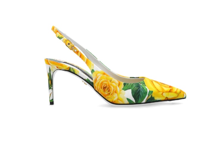 DOLCE & GABANNA Τακούνια Floral Slingbacks