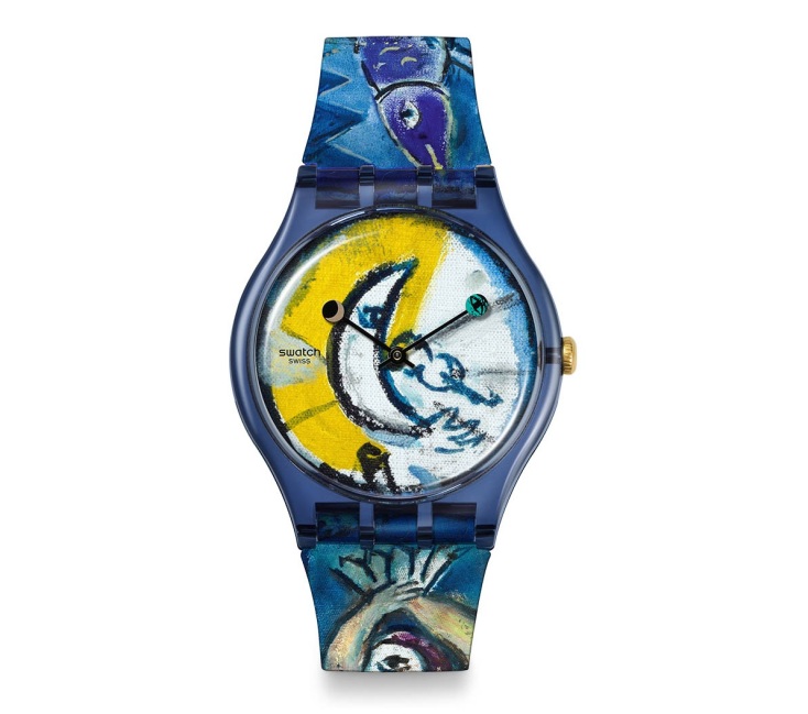 SWATCH x TATE GALLERY Ρολόι Chagall's Blue Circus