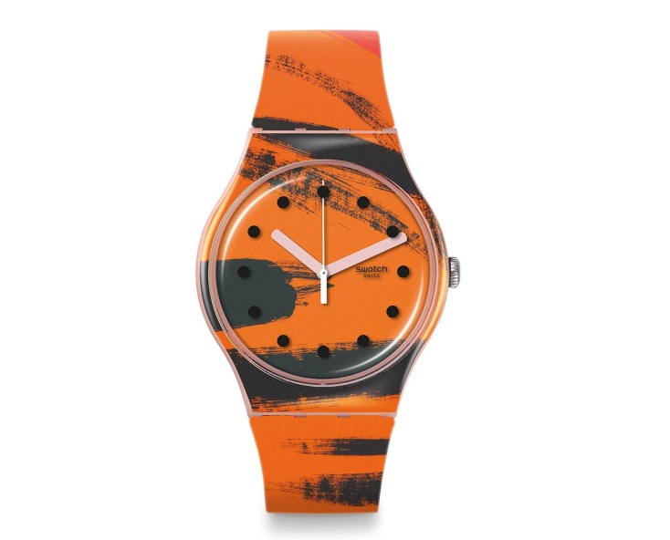 SWATCH X TATE GALLERY Ρολόι Barns-Graham’s Orange and Red on Pink €110