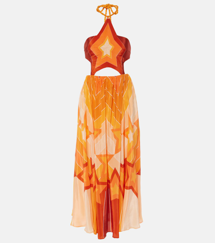 FARM RIO Μίντι φόρεμα Gradient Stripes €335