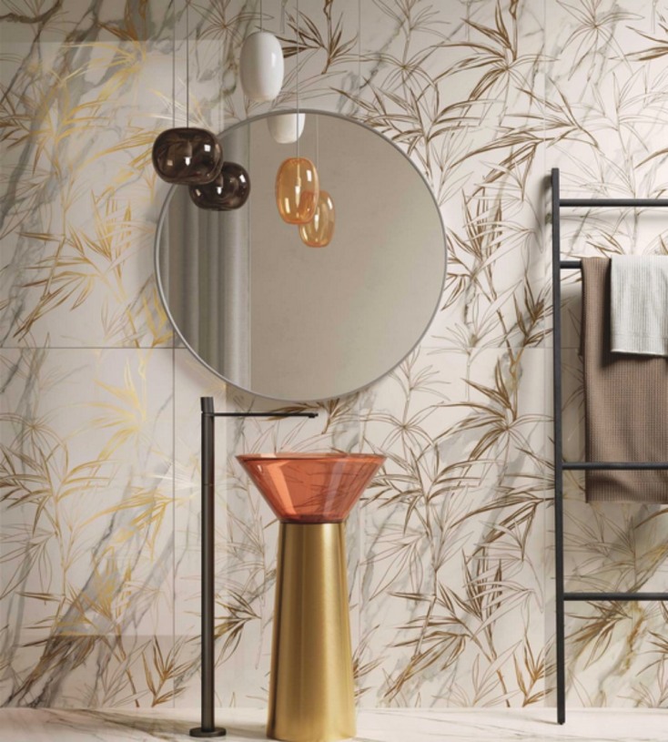 DAVRADOS Πλακάκια τοίχου σε ψηφίδα LLuviaoro