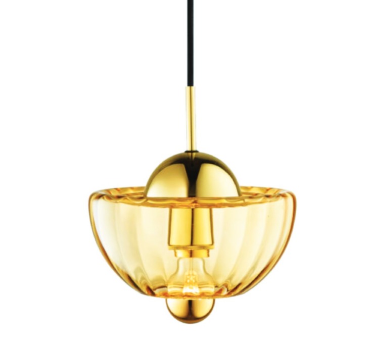 INTERNI Φωτιστικό οροφής Lotus Gold της Design By Us