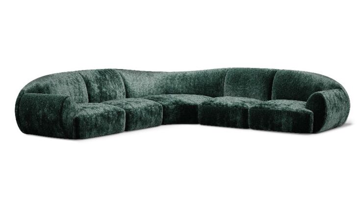 Νatuzzi Athens: Γωνιακός καναπές Memoria, σχέδιο Karim Rashid