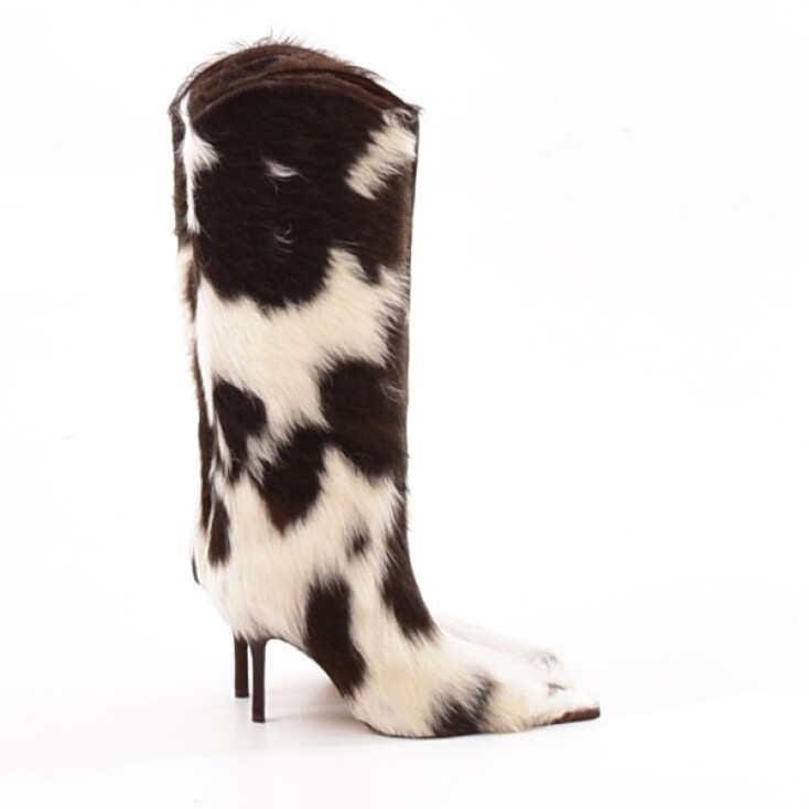 DION SHOP Μπότες Schutz Maryana  Hair Calf €289