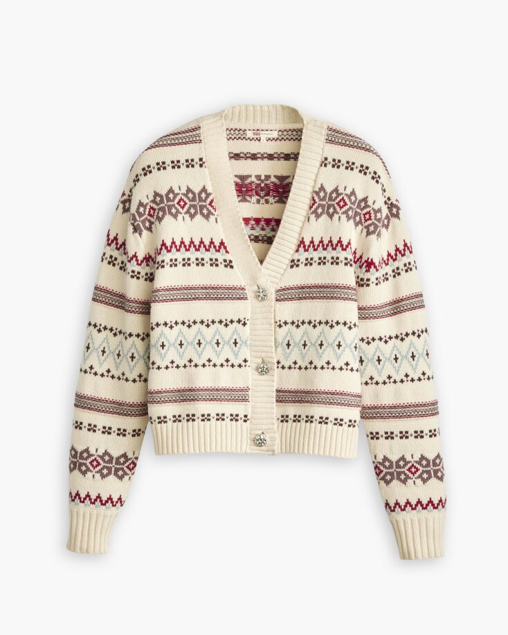 LEVIS Ζακέτα από μείγμα μαλλιού με κουμπιά από στρας