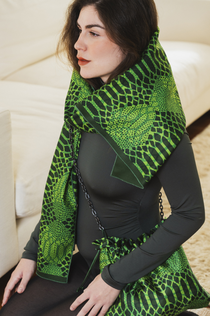 MKE TEXTILES Μεταξωτό φουλάρι