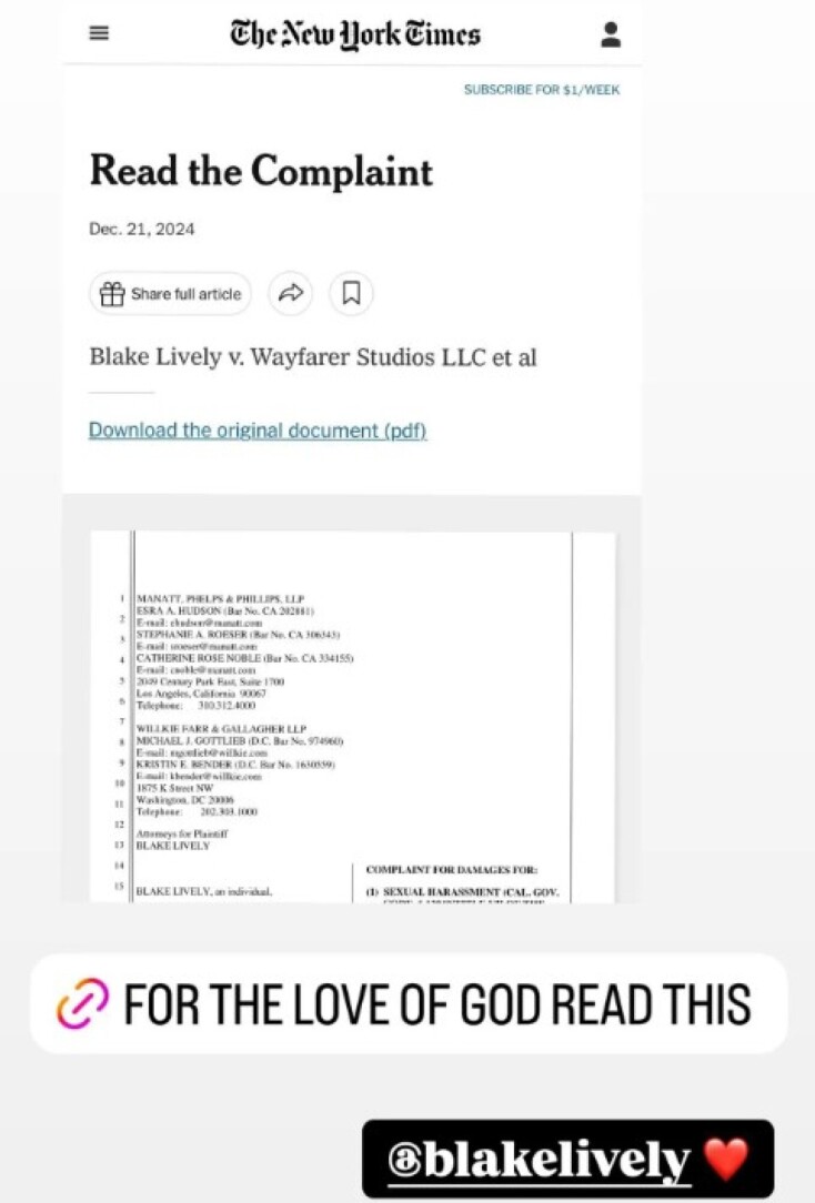 Ο Μπράντον Σκλέναρ του «It Ends With Us» στο πλευρό της ηθοποιού 