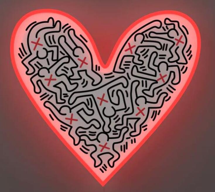 ZOUMBOULAKIS GALLERIES Led φωτιστικό 40x37 cm Dance Love YP x Keith Haring €350