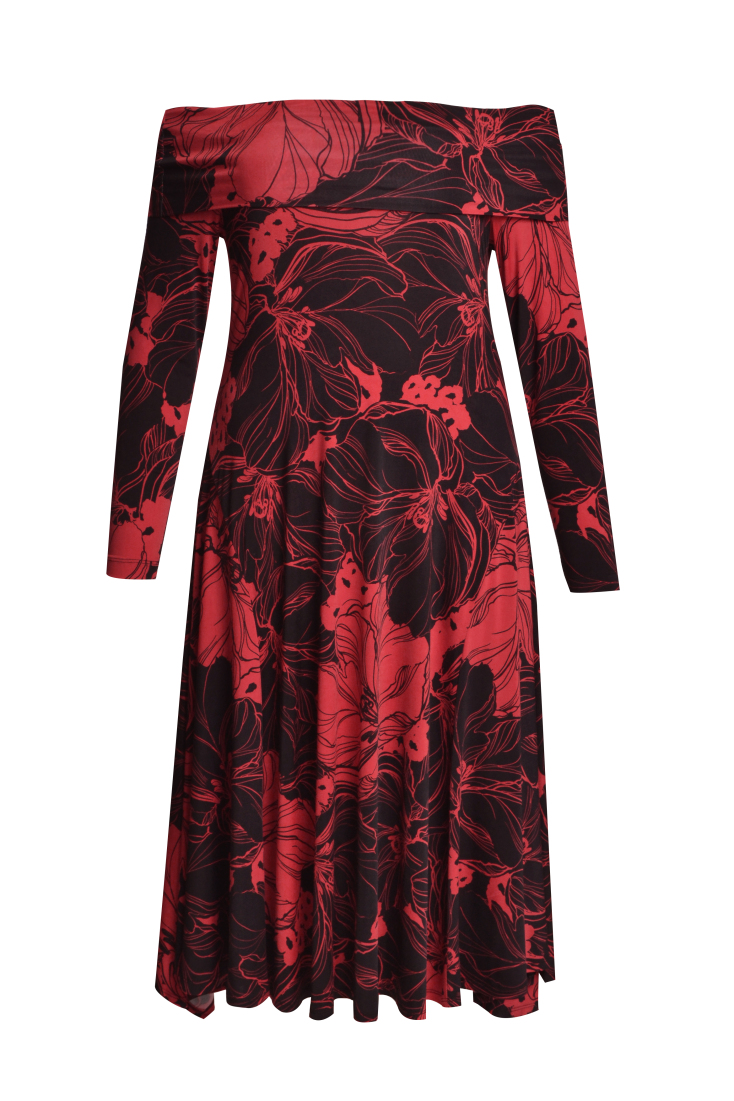 MAT FASHION Φόρεμα off-shoulder φλοράλ €103,50