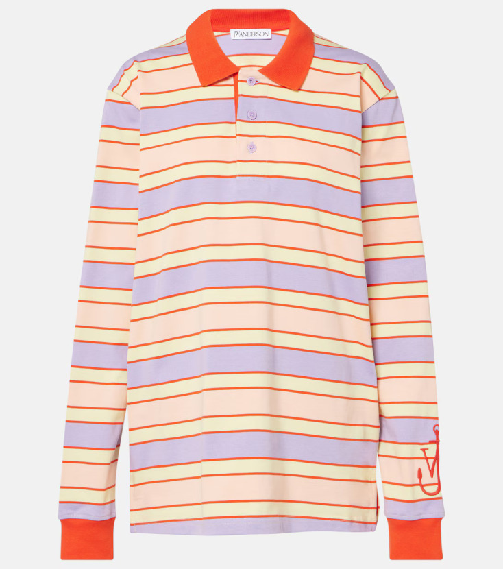 JW ANDERSON Βαμβακερή polo μπλούζα €227