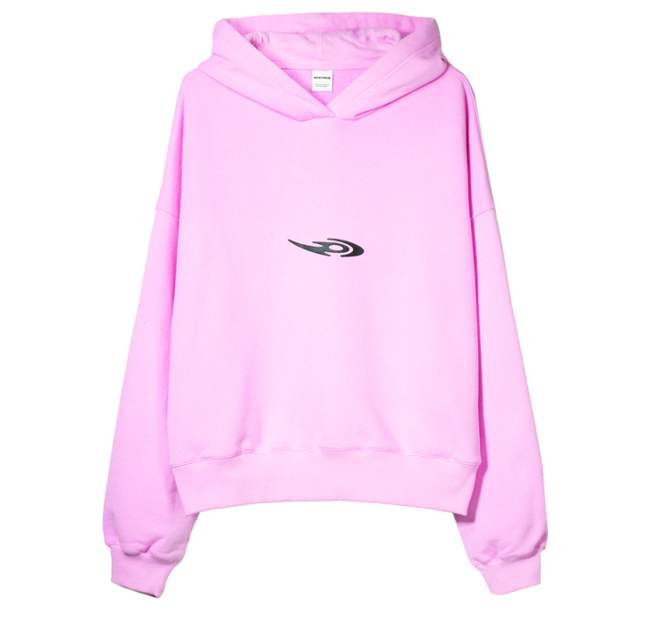 BERSHKA Φούτερ με κουκούλα και λογότυπο out of core €45,99