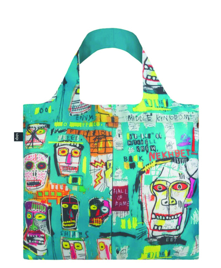 WAT? Τσάντα από ανακυκλώσιμο υλικό, Skull του J.M. Basquiat €11,99