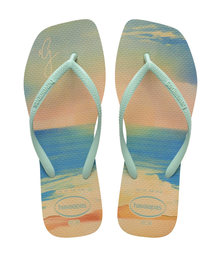 HAVAIANAS X GIGI HADID Slim square σαγιονάρες €35