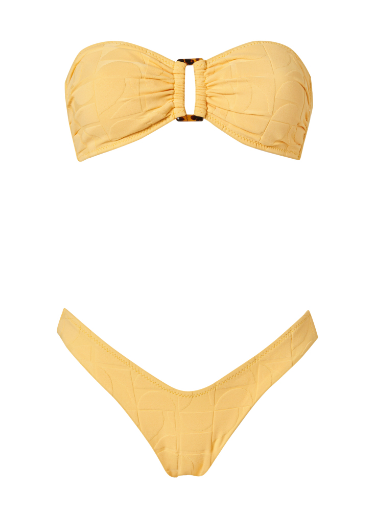 STEFANIA FRANGISTA Μαγιό Melita Banana Jacquard €154