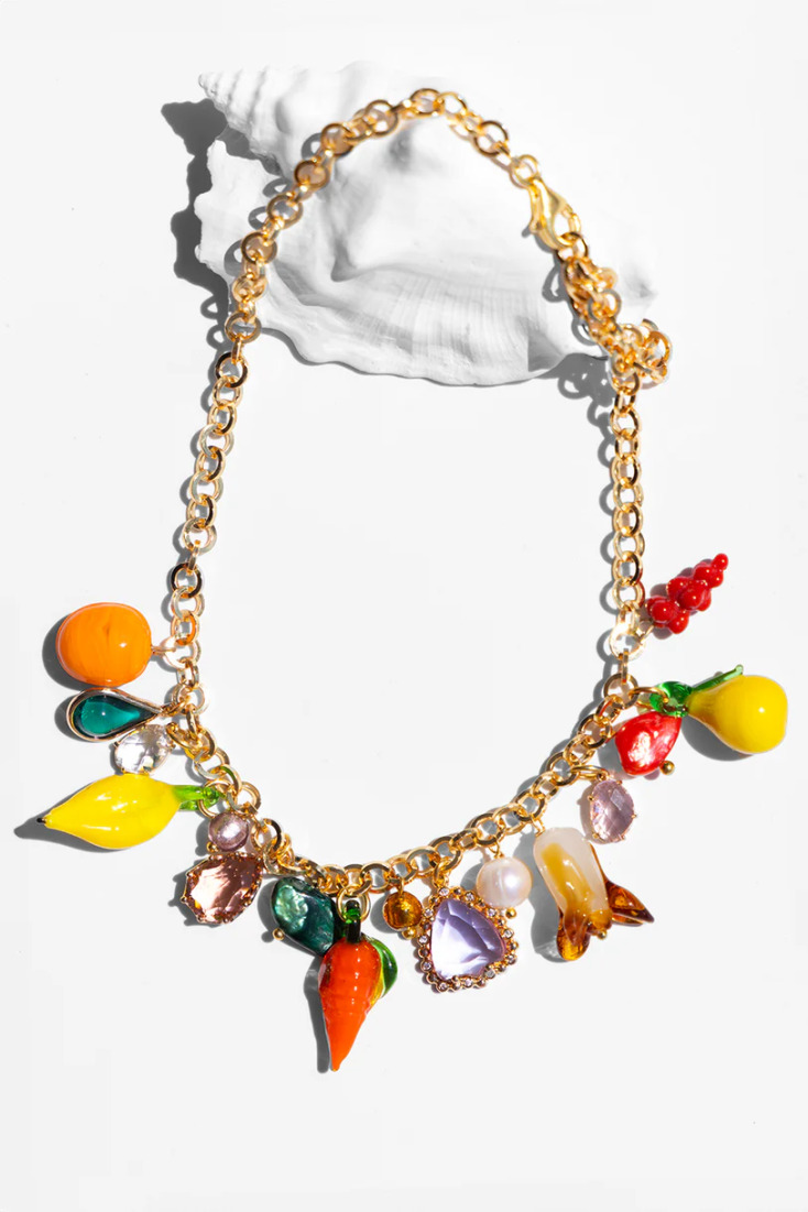KATERINA PSOMA Albia Orange Short Necklace €220