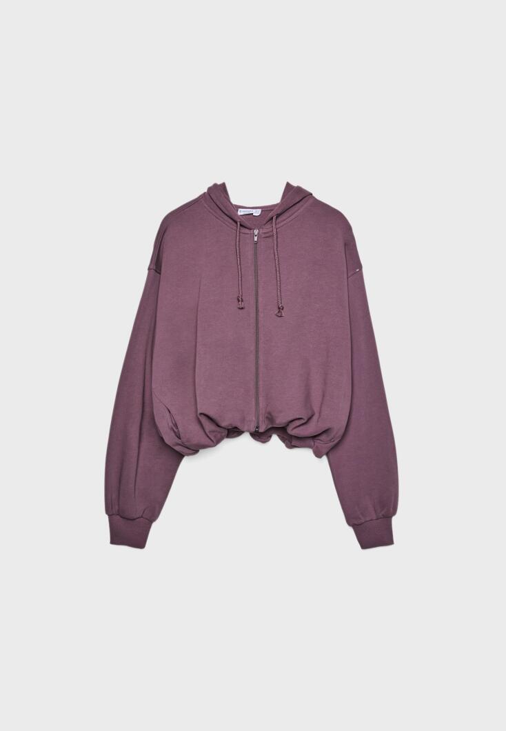 STRADIVARIUS Φούτερ με κουκούλα και σούρα €29,99