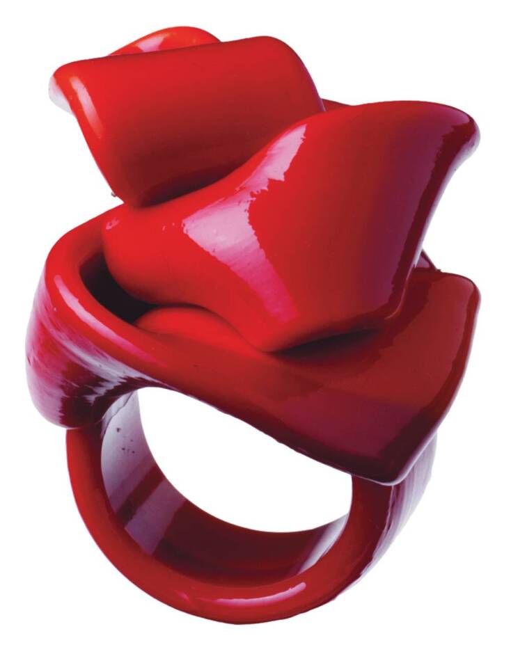 ZOUMBOULAKIS GALLERIES Δαχτυλίδι “Pesce Gaetano” από μαλακή ρητίνη 