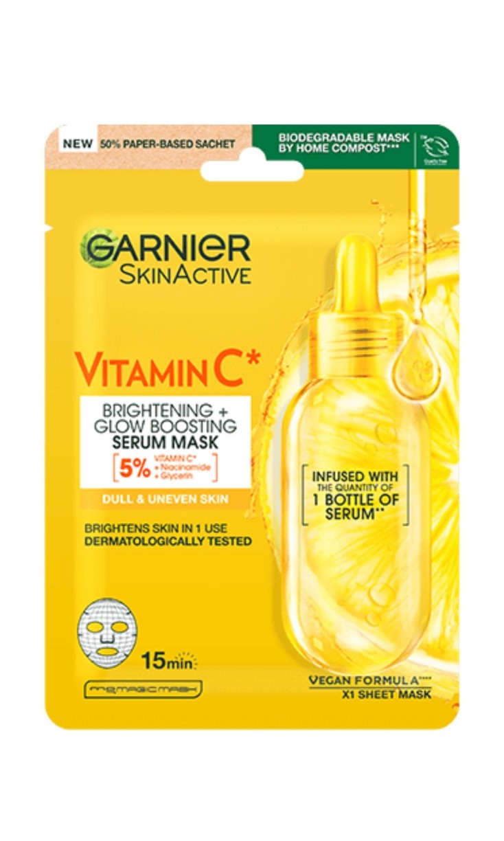 Μάσκα λάμψης από Garnier