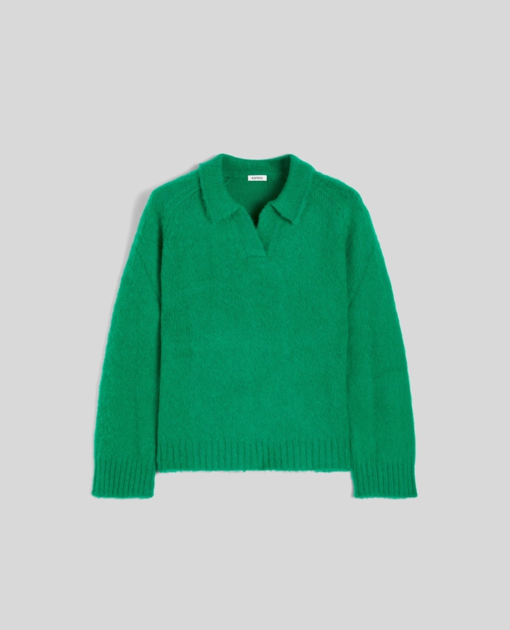 ASPESI Μάλλινο polo Shetland €280