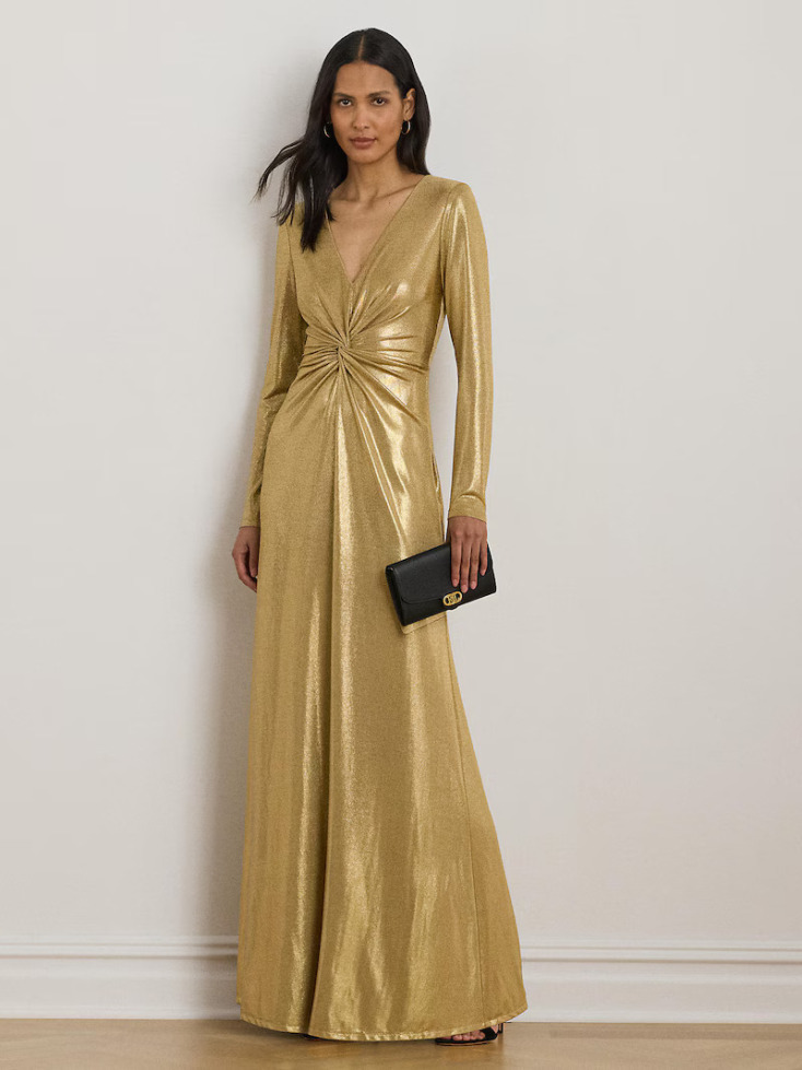 ABOUT YOU Lauren Ralph Lauren Βραδινό φόρεμα 'NADIRA' σε Χρυσό