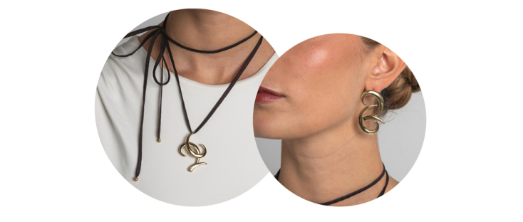 Γούρι και σκουλαρίκια Kalliope Jewelry