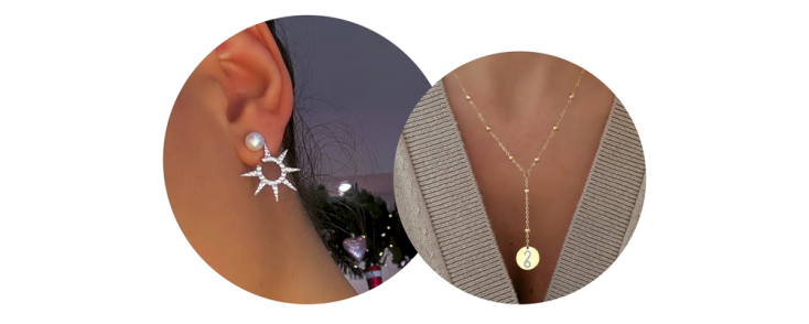 Γούρι και σκουλαρίκια Angelina Jewels