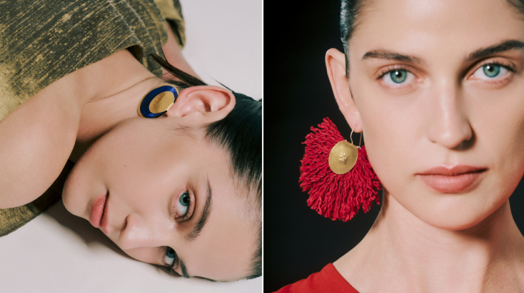 2 ζευγάρια σκουλαρίκια Katerina Makriyianni