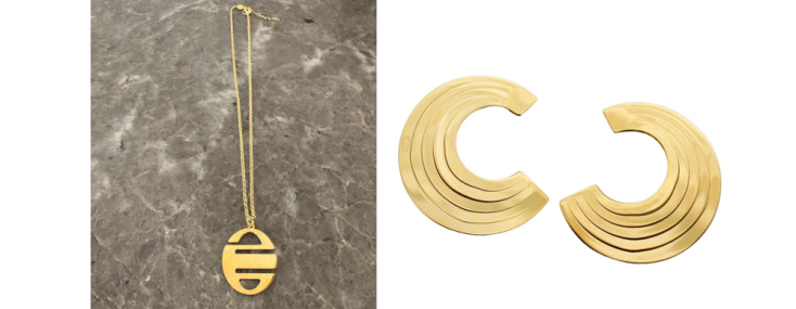 Γούρι κολιέ και σκουλαρίκια S.M.ARTEN