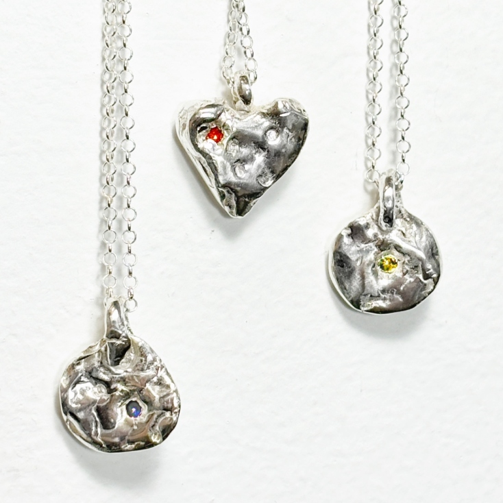 BASTET JEWELS Χειροποίητο κολιέ από ασήμι