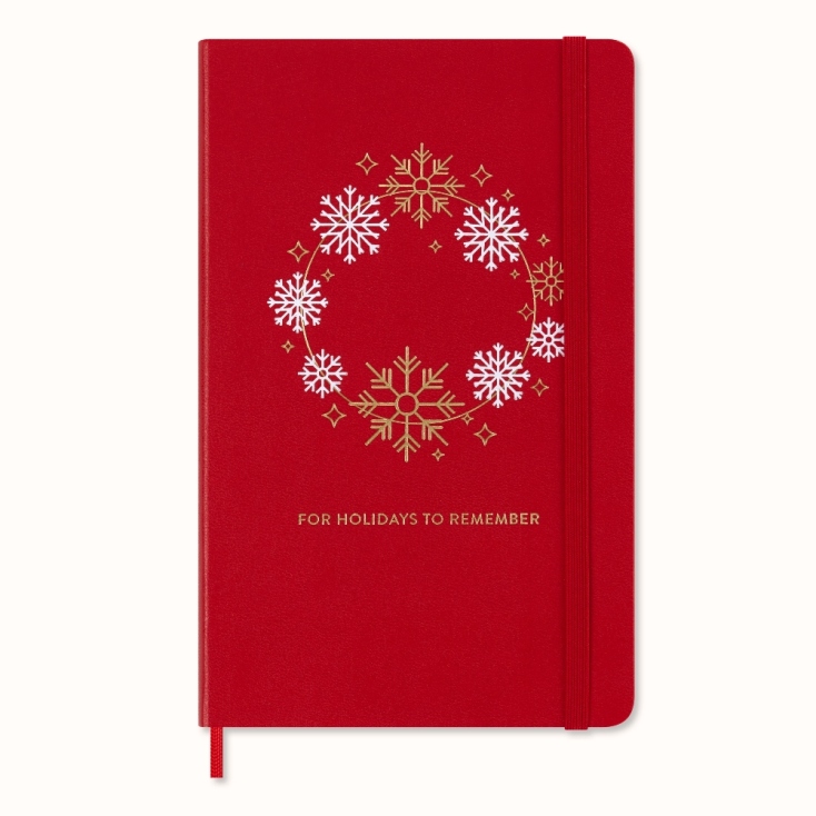 MOLESKINE  Μεγάλο σημειωματάριο με γραμμές Holiday €25,90
