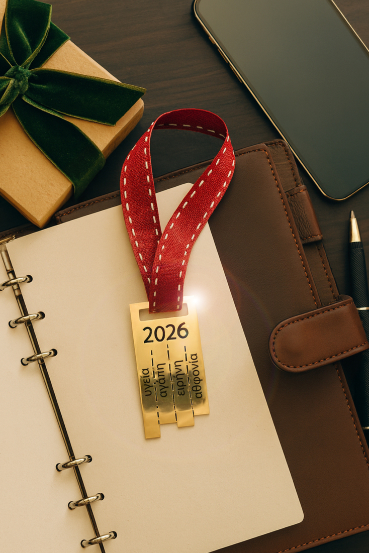 Storytelling letters - Γούρι Σελιδοδείκτης «Wishes» 2026