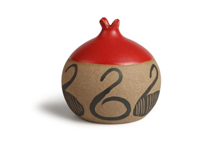 PIOP  Χειροποίητο κεραμικό ρόδι Κύκνος 2026 €25