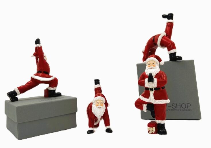 ΜΕΓΑΡΟ ΜΟΥΣΙΚΗΣ Διακοσμητικός Yoga Santa €16