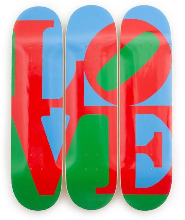 ZOUMBOULAKIS GALLERIES Σετ με 3 skateboards Love Indiana Robert €590
