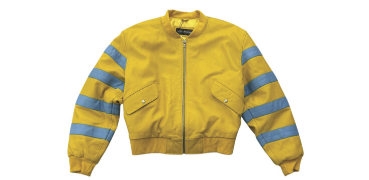 KOSTIS VAN KOSΣΟΥ | Κίτρινο δερμάτινο τζάκετ €425