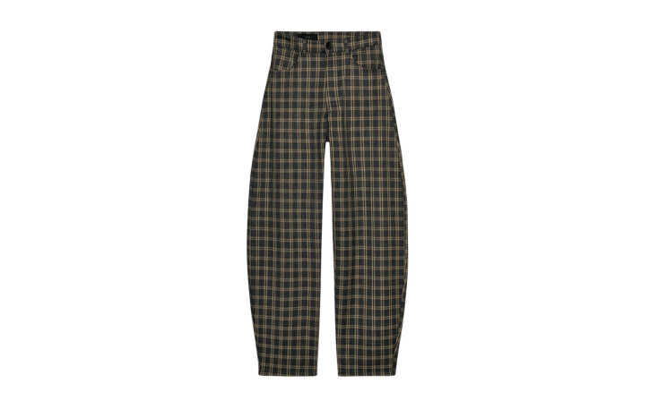ZARA | Παντελόνι καρό μπαλούν €35,95
