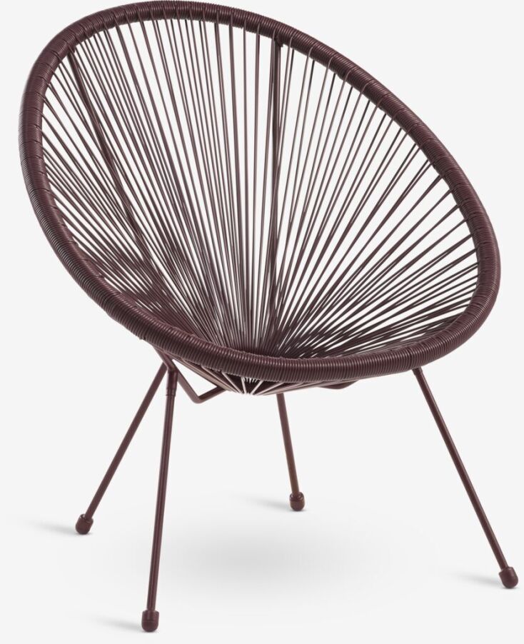 JYSK Καρέκλασαλονιούκήπου UBBERUP μελιτζανί€30