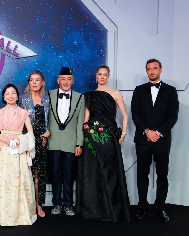 Πριγκίπισσα Ακίκο της Ιαπωνίας, Καρολίνα του Μονακό, Κριστιάν Λουμπουτέν, Μπεατρίς Μπορομέο με τον σύζυγό της, Πιέρ Κασιράγκι