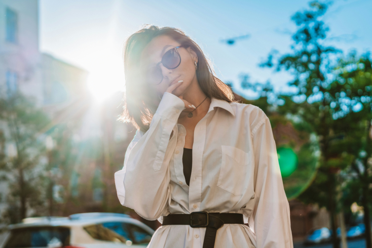 Πουκάμισο με ζώνη