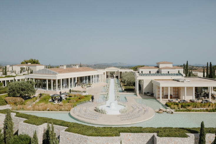 Ονειρεμένος γάμος στο Amanzoe στο Κρανίδι