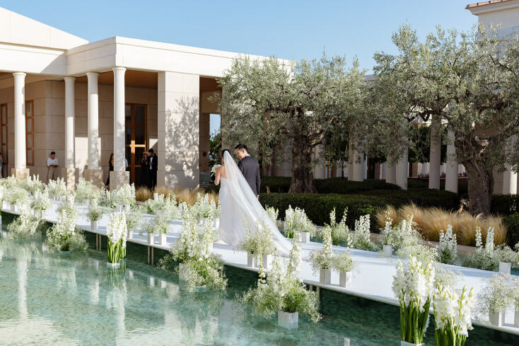 Ονειρεμένος γάμος στο Amanzoe στο Κρανίδι