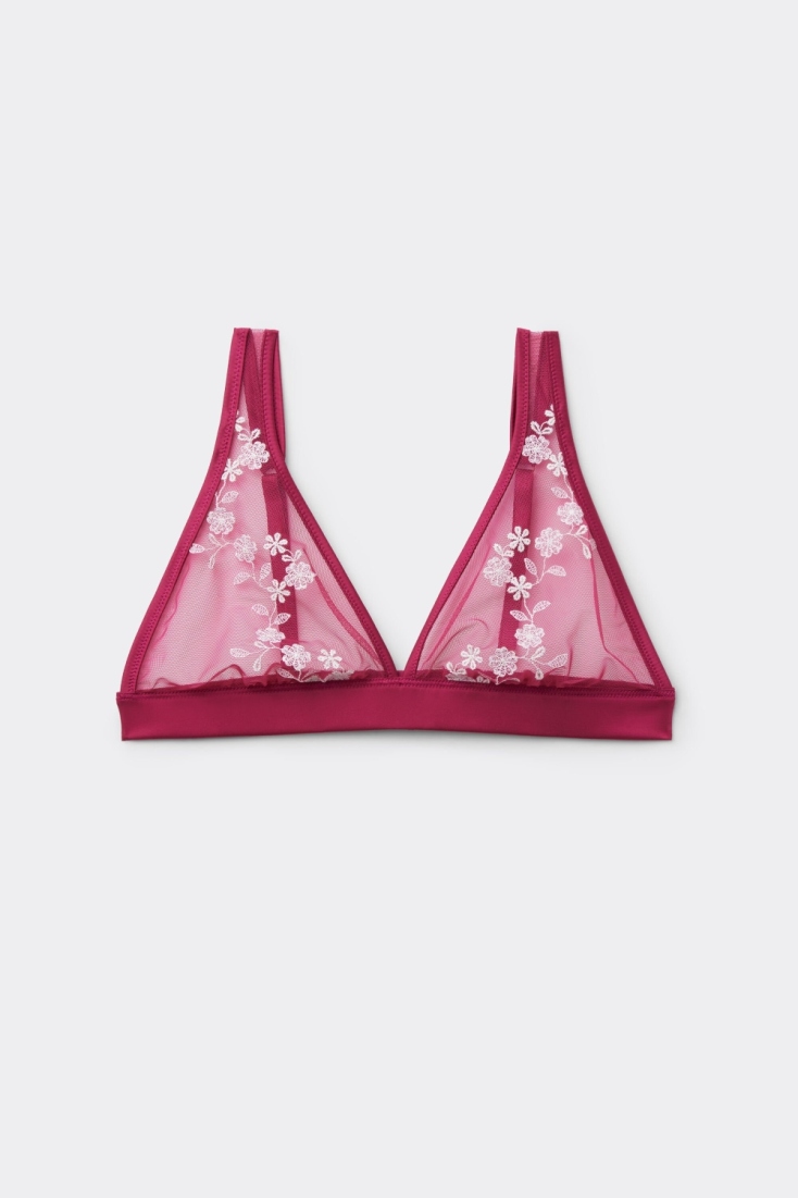INTIMISSIMI Τριγωνικό σουτιέν Marica και σλιπ Brazilian από τούλι Brighten Your Day €39.90 και €17.90
