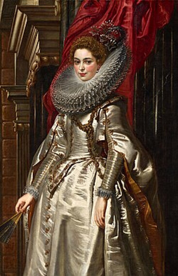 / Marchesa Brigida Spinola-Doria by Sir Peter Paul Rubens (1606)