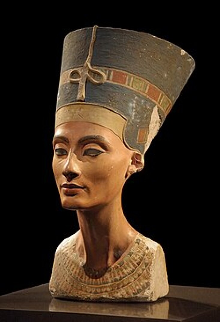 Bust of Nefertiti (c 1345 BC)  