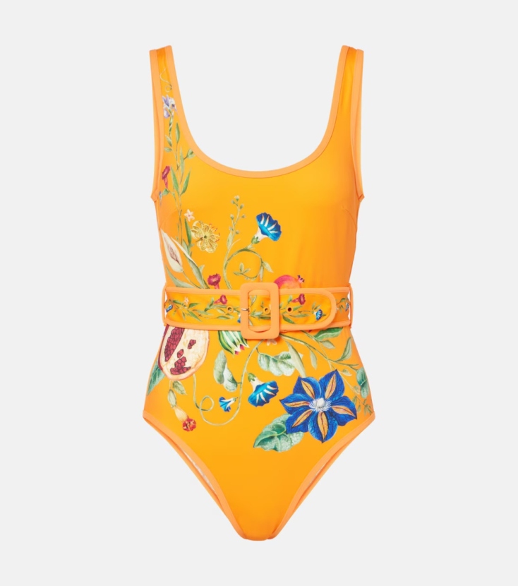 ALÉMAIS Μαγιό Flores printed με ζώνη €196