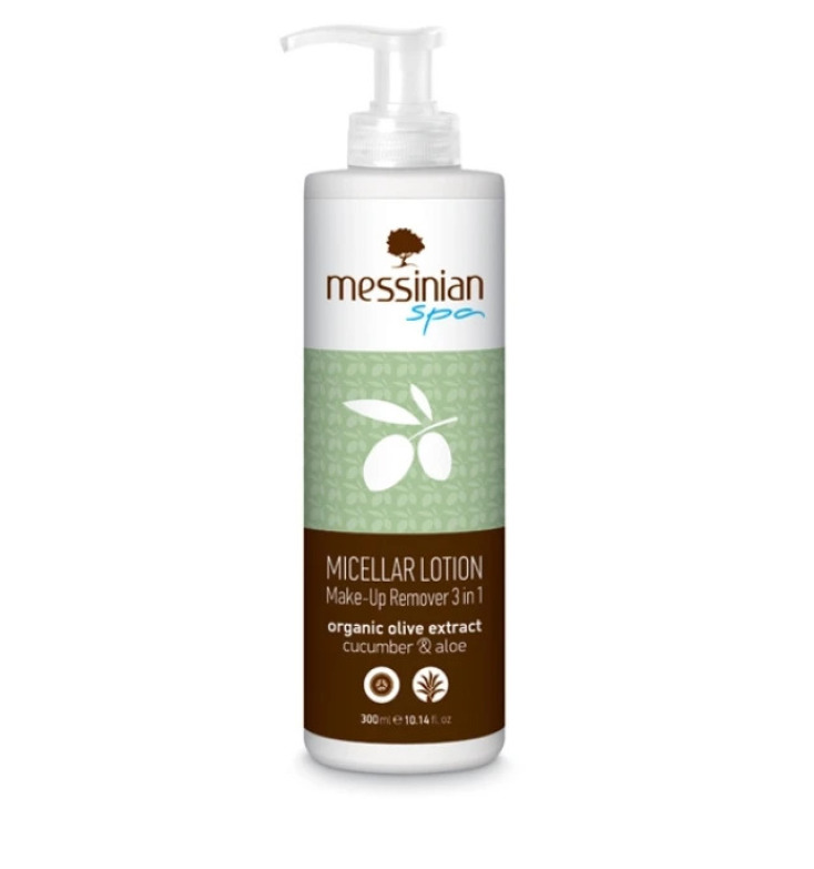 Messinian Spa Micellar Lotion Make-Up Remover 3 in 1 Micellar Water 