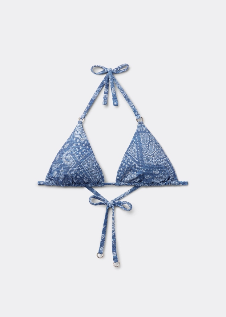 CALZEDONIA Σουτιέν Μπικίνι Τρίγωνο Paisley €30 και Σλιπ Μπικίνι Paisley €25